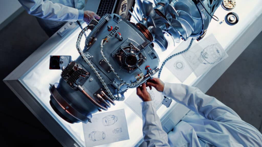 Aerospace technology machine.